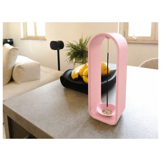 Alvera The Shrine Tütsülük – 3D Baskı Modern Kemer Formlu Tütsü Tutucu-Pembe