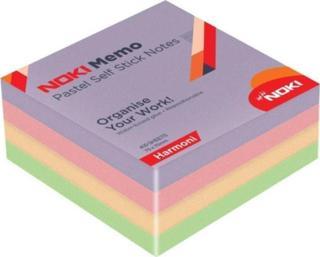 Noki Memo 75X75 Yapışkanlı Pastel Küp Blok Not 400 Sayfa Harmoni