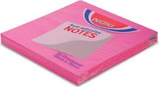 Noki Yapışkanlı Not Kağıdı 80 Yaprak 76x76 MM Pembe Not Kağıdı (12 Li Paket)