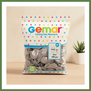 Hobibahçem Metalik Gümüş Balon 11'' (28 cm) - 100'lü HB006