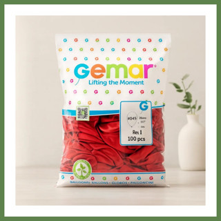 Hobibahçem Kırmızı Lateks Balon 26 cm (10'') - 100'lü Paket HB006