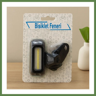Hobibahçem Pilli 4 Fonksiyonlu Bisiklet Feneri (Renkli & Beyaz) HB006