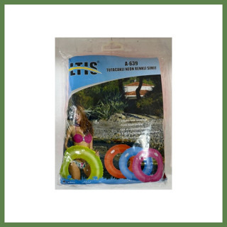Hobibahçem Tutacaklı Neon Renkli Simit 120 cm HB006
