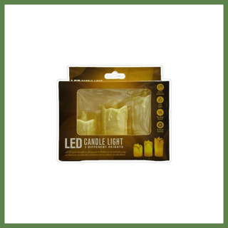 Hobibahçem 3'li Led Mum HB006