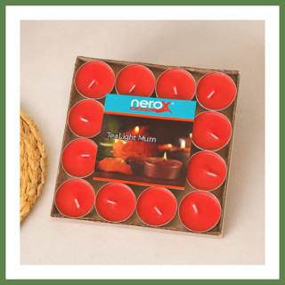 Hobibahçem Tealight Yuvarlak Mum 32'li Mix HB006