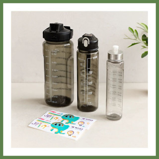 Hobibahçem 3'lü Pipetli Motivasyon Suluk Seti 500/900/2000 ml (Telefonluklu) HB006