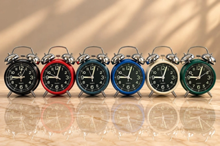 Metal Çift Zilli Çalar Saat Alk6458