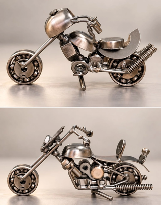 Metal Bilyeli Motor Küçük Boy Alk6233