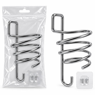 Krom Metal Fön Makinesi Askısı Yapışkanlı