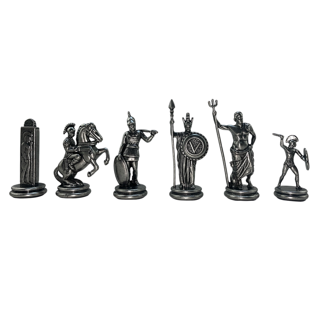 ( Sadece Satranç Taşı İsteyene ) GiftHome Premium Jumbo Boy Metal YUNAN Figürlü  Satranç Taşı