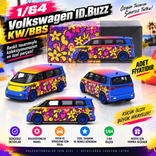 1/64 Volkswagen ID.Buzz KW/BBS (adet fiyatıdır)