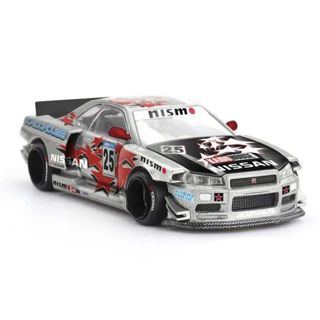 Model Araç x KaidoHouse 1/64 Nissan Skyline GT-R (R34) Kaido Star Racing V1