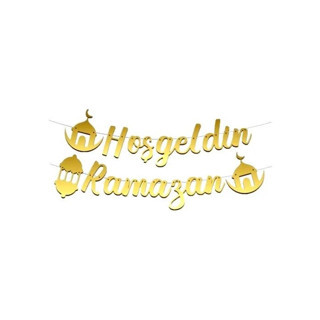 Hoşgelgin Ramazan Kaligrafi Uzar Yazı Banner