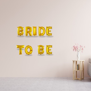 Bride Konsept Gold Folyo Harfli Bride To Be Süsleme