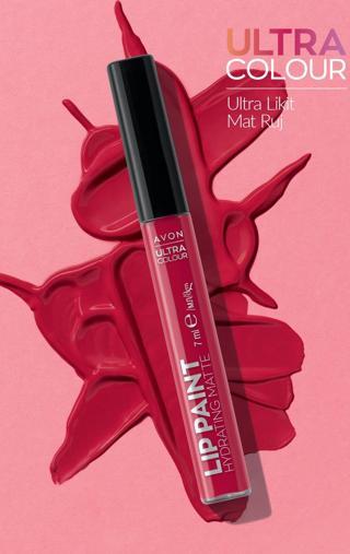 Avon Ultra Colour Ultra Likit Mat Ruj 7 Ml. Raspberry Truffle