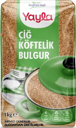 Yayla Çiğ Köftelik Bulgur 1 kg