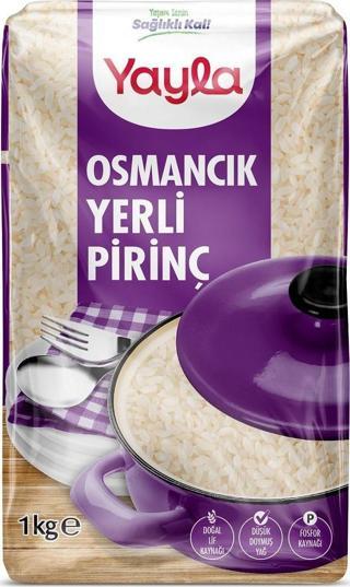 Yayla Yerli Pirinç Osmancık Bölgesi Mahsulü 1 kg