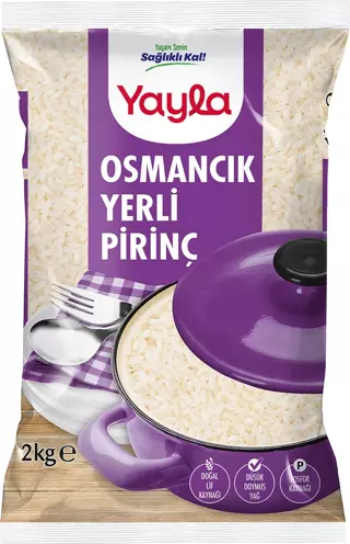 Yayla Yerli Pirinç Osmancık Bölgesi Mahsulü 2 kg