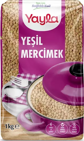 Yayla Yeşil Mercimek 1 kg