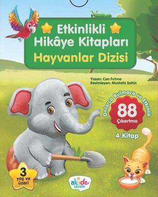 Etkinlikli Hikaye Kitapları Seti - Hayvanlar Dizisi - 4 Kitap Takım - Cüneyt Dal - Akide Şekeri Yayınları