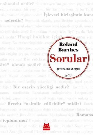 Sorular - Roland Barthes - Kırmızı Kedi Yayınevi