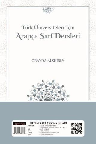 Türk Üniversiteleri için Arapça Sarf Dersleri - Obayda Alshibly - Ertem Kafkars Eğitim Yayınları