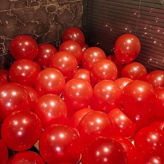 VIP 100 PCS SHINY METALLIC RED BALLOON VIP KALİTE PARLAK METALİK KIRMIZI BALON HELYUM GAZI UYUMLUDUR