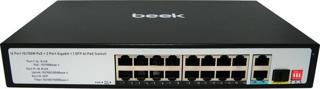 Beek Yönetilemeyen PoE+ Switch&lt;br&gt;16 x 10/100Mbps IEEE802.3af/at PoE+ port (Port başına 30.8 w