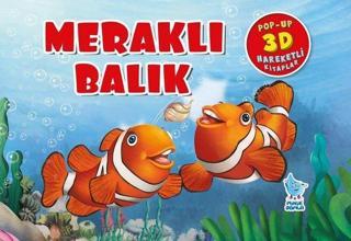 Meraklı Balık - Pop-Up 3D Hareketli Kitap - Kolektif  - Minik Damla