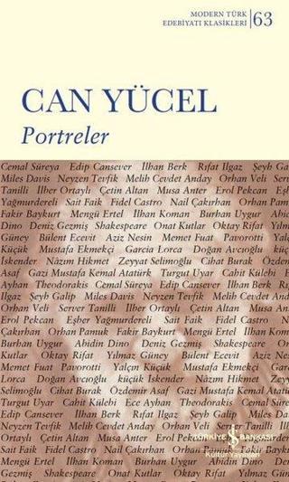Portreler - Modern Türk Edebiyatı Klasikleri 63 - Can Yücel - İş Bankası Kültür Yayınları