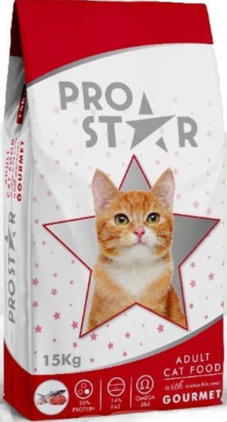 Pro Star Gurme Yetişkin Kedi Maması 15 Kg