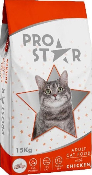 Pro Star Tavuklu Yetişkin Kedi Maması 15 kg