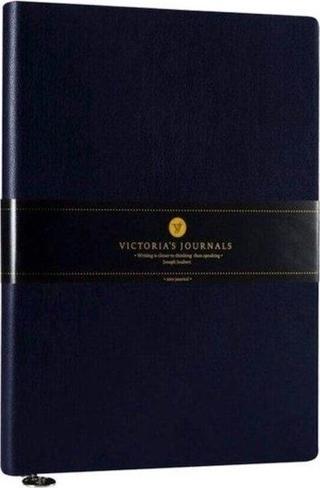 Victorias Journals Smyth Classic Esnek Kapak Defter Lacivert