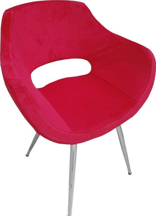 Sandalye 13720 Monaco Model Metal Nikelaj ayak Dökme Sünger Babyfac Kumaş El yapı