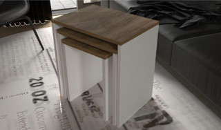 Esyah Peri 3 Lü Zigon Sehpa