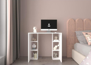 Esyah Dekoratif Raflı-Bölmeli Çalışma Masası