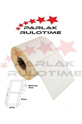 Parlak Rulotime 100*100 500 Sarım Barkod Kar-go Ürün Etiketi 