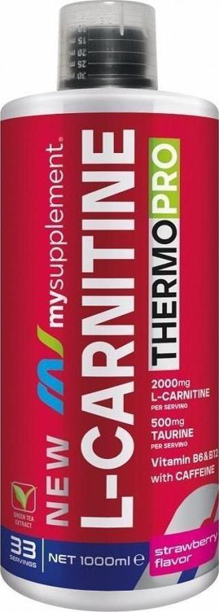 Mysupplement L-Carnitine Thermopro Çilek 1000ml