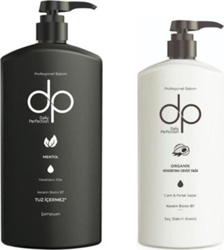 Dp Tuzsuz Şampuan Mentol Ferahlatıcı Etki 500 Ml + Bakım Kremi Organik Hindistan Cevizi Yağı 500 Ml