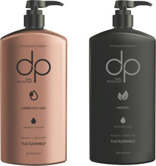 Dp Daily Perfection 1 Adet Çörek Otu Yağı 500 Ml 1 Adet Mentol (500Ml) Şampuan 2'Li Set