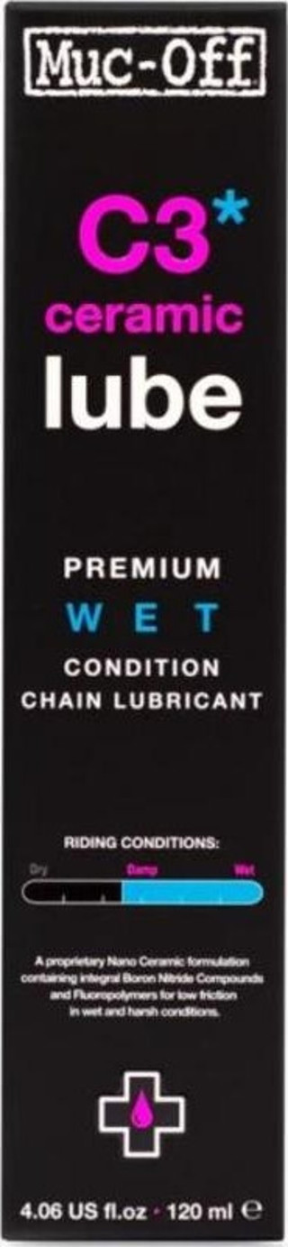 Muc-Off C3 Wet Weather Ceramic Zincir Yağı 120 ML