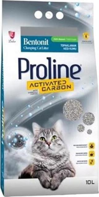 Proline Aktif Karbonlu Bentonit Kedi Kumu 2x10 Lt