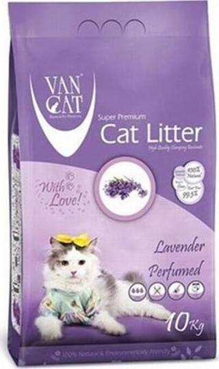 VanCat Lavanta Kokulu İnce Taneli Kedi Kumu 2x10 Kg