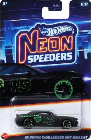 Hot Wheels Neon Yarışçılar HLH72 - 15 DODGE CHALLENGER SRT HELLCAT HRW80