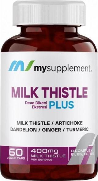 Mysupplement Milk Thistle Plus 60 Bitkisel Kapsül