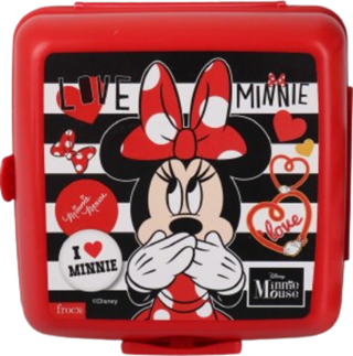 YENİ SEZON LİSANSLI MINNIE MOUSE 2 KATLI BESLENME KUTUSU / LUNCH BOX 