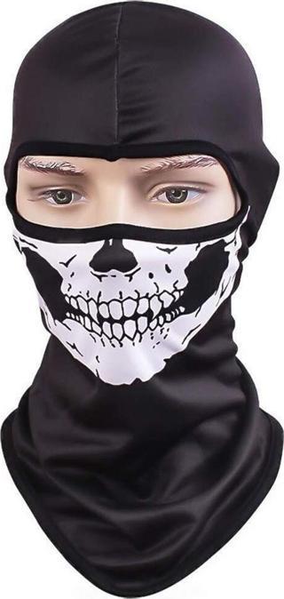 AnkaShop Motosiklet Kurukafa Balaklava Skull Mask Rüzgar Geçirmez Motor Maske Soğuk Yüz Koruma Kar Maskesi