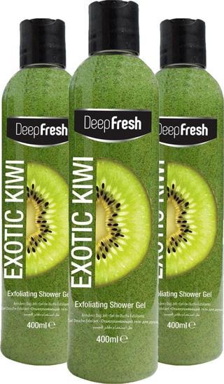 Deep Fresh Arındırıcı Duş Jeli Kivi 400 ml x 3 Adet