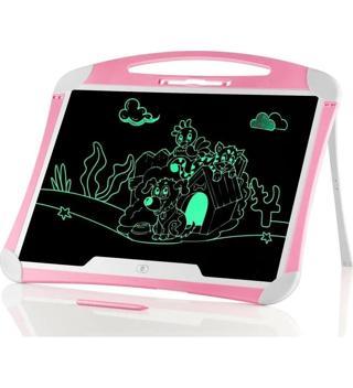 20 Inch, Kalemli LCD Dijital Çizim-Eğitim Yazı Tableti, Dijital Çizim Pedi-20 inç, Pembe