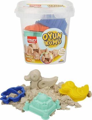 Crafy Oyun Kumu Seti Naturel Kum Rengi 350 g